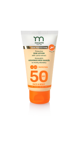 MARGARITA Apsauginis losjonas nuo saulės su morkų ekstraktu SPF50 50ml